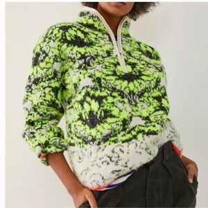 Antropologie Cristina Flauschiger Fleece-Pullover